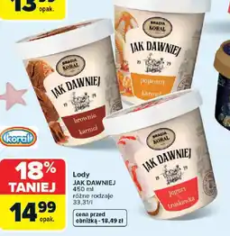 Carrefour Bracia Koral Lody jak dawniej oferta