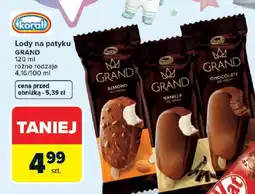 Carrefour Koral Lody na patyku grand oferta