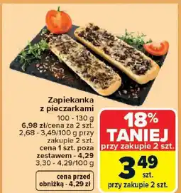 Carrefour Zapiekanka z pieczarkami oferta