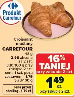Carrefour Carrefour Croissant maślany oferta