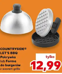 Kaufland Countryside lets bbq Pokrywka lub Forma do burgerów z wzorem grilla oferta