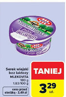 Carrefour Mlekovita Serek wiejski bez laktozy oferta