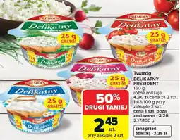 Carrefour Président Twaróg Delikatny oferta
