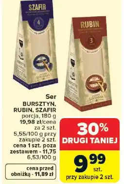 Carrefour Ser bursztyn, rubin, szafir oferta
