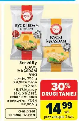 Carrefour Ryki Ser żółty edam, maasdam oferta