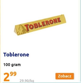 Action Toblerone 100g oferta