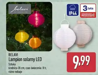 Lampion solarny LED BELAVI