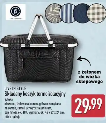 Składany koszyk termoizolacyjny