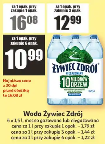 Auchan Woda Żywiec Zdrój oferta