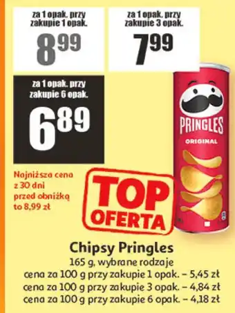 Auchan Chipsy Pringles oferta