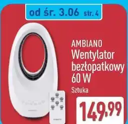 ALDI AMBIANO Wentylator bezłopatkowy 60 W oferta