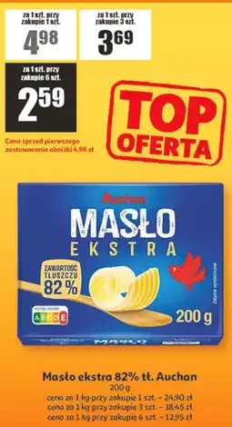 Auchan Masło ekstra 82% tł. Auchan oferta