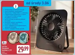 ALDI AMBIANO Wentylator biurkowy 4,2 W oferta