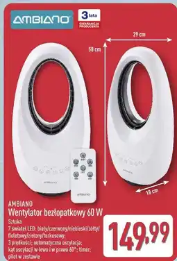 ALDI Wentylator bezłopatkowy 60 W AMBIANO oferta