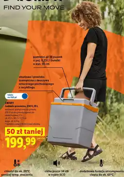 Lidl CRIVIT Lodówka przenośna, 230 V oferta