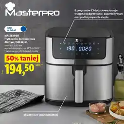 Lidl MASTERPRO Frytkownica beztłuszczowa Air Fryer, 1500 W oferta