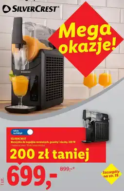 Lidl Maszynka do napojów mrożonych, granity i slushy, 220 W oferta