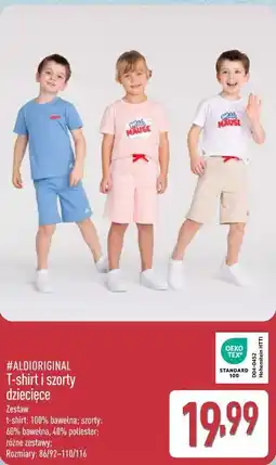 ALDI ALDIORIGINAL T-shirt i szorty dziecięce oferta