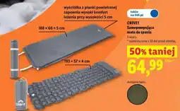 Lidl Samopompująca mata do spania oferta