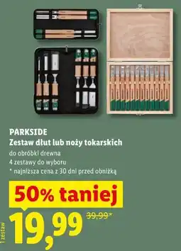 Lidl PARKSIDE Zestaw dłut lub noży tokarskich oferta