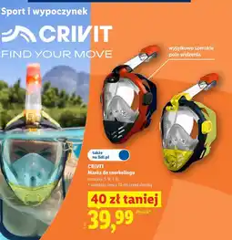 Lidl CRIVIT Maska do snorkelingu oferta