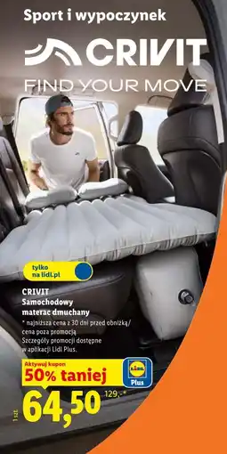 Lidl CRIVIT Samochodowy materac dmuchany oferta