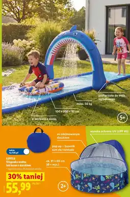 Lidl Ślizgawka wodna LUPILU oferta