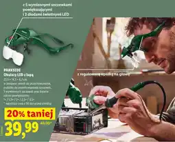 Lidl PARKSIDE Okulary LED z lupą oferta