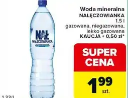 Carrefour Express Woda mineralna NAŁĘCZOWIANKA 1,5 l gazowana, niegazowana, lekko gazowana oferta