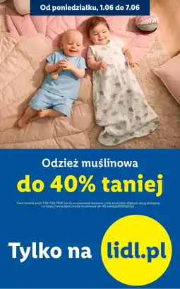 Lidl Odzież muślinowa oferta