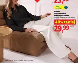Lidl Esmara Spodnie damskie z bawełny muślinowej oferta