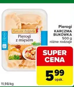 Carrefour Express Pierogi KARCZMA BUKÓWKA 500 g różne rodzaje oferta