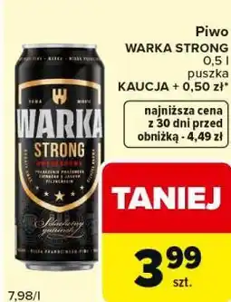 Carrefour Express Piwo WARKA STRONG 0,5 l puszka oferta