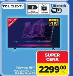 Carrefour Telewizor qled 65p71k Tcl oferta