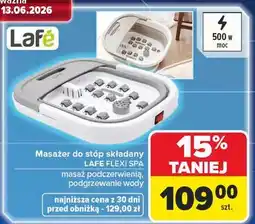 Carrefour Masażer do stóp flexi spa Lafe oferta