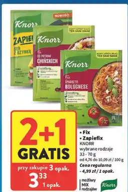 Intermarche Fix, Zapiefix Knorr oferta