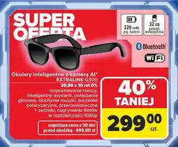 Carrefour Okulary inteligentne g300 Extralink oferta