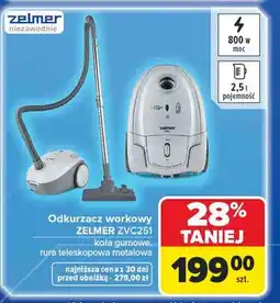 Carrefour Odkurzacz edek zvc251 Zelmer oferta