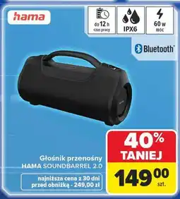 Carrefour Głośnik sound barrel Hama oferta