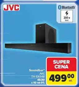 Carrefour Soundbar th-e434b Jvc oferta