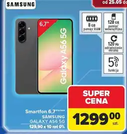 Carrefour Smartfon a56 5g 8/128gb grafit Samsung Galaxy oferta
