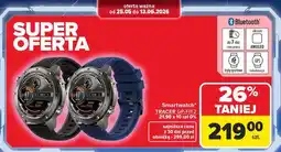 Carrefour Smartwatch gp-fit 2 granatowy Tracer oferta