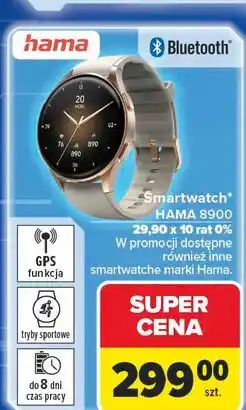 Carrefour Smartwatch 8900 Hama oferta