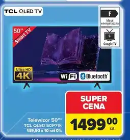 Carrefour Telewizor qled 50p71k Tcl oferta