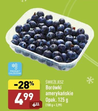ALDI Borówki amerykańskie 125g oferta