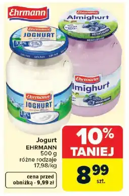 Carrefour Ehrmann Jogurt oferta
