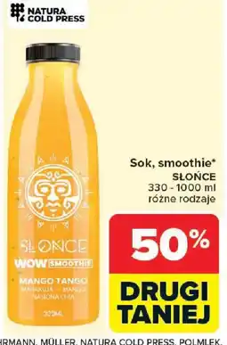 Carrefour Natura cold press słońce Sok, smoothie oferta