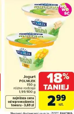 Carrefour Polmlek Jogurt Matcha oferta