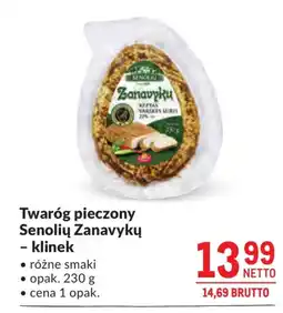 Makro Twaróg pieczony Senolių Zanavykų - klinek oferta