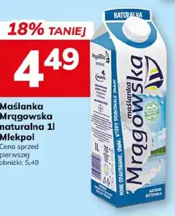 Hitpol Mlekpol Maślanka Mrągowska naturalna oferta